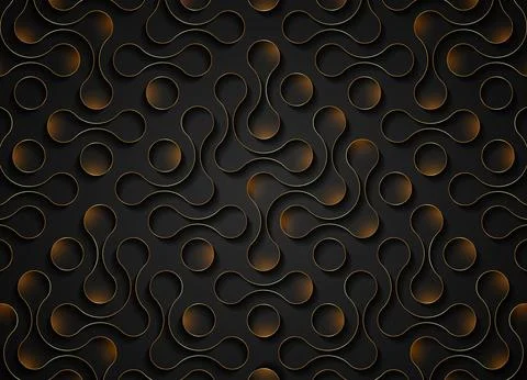 Technology connection pattern design, fluid transition texture abstract Stock Illustration