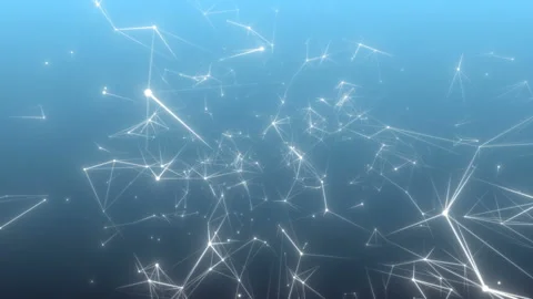 Technology connections.Scientific background and abstract technology. Plexus Stock Footage 101488660