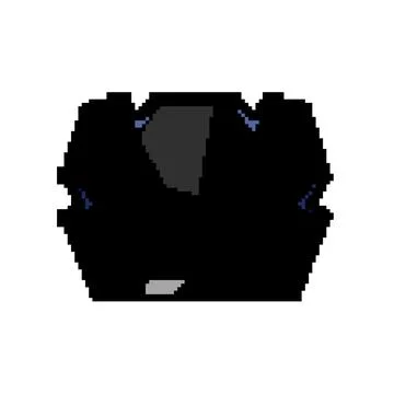 Technology cooling pad pixel art vector illustration Stock-Illustration