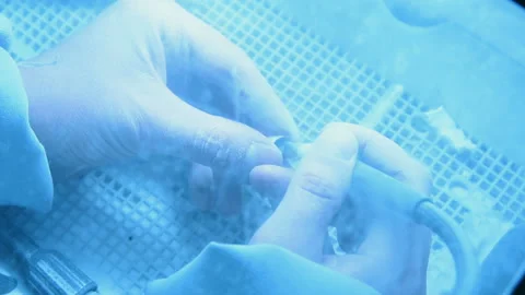 Technology of creating dentures Stock-Footage 101441068