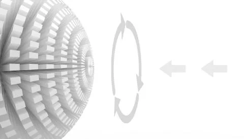 Technology Creative Ideas and network Global database Concept Stock-Illustration