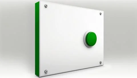 Technology creative scene isolated on a white background Stock Illustration