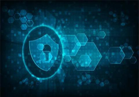 Technology cyber security Stock-Illustration