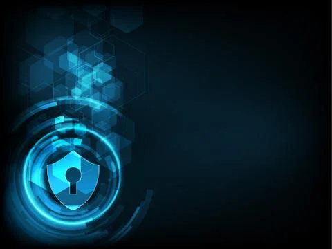 Technology cyber security Stock-Illustration