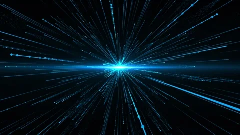 Technology cyberspace Digital Data Network, hi-tech intricate Hologram of a Video stock 293755153