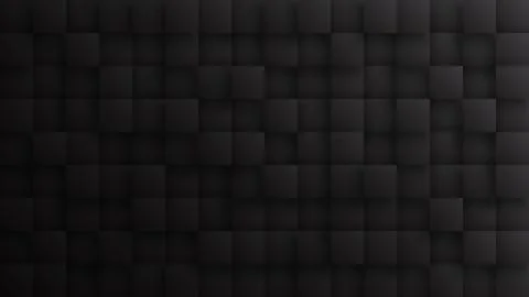 Technology Dark Gray 3D Blocks Minimalist Black Abstract Background Stock Illustration