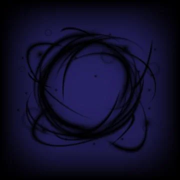 Technology darkness swirl black effect. Magic abstract frame ring. The dark p Иллюстрация