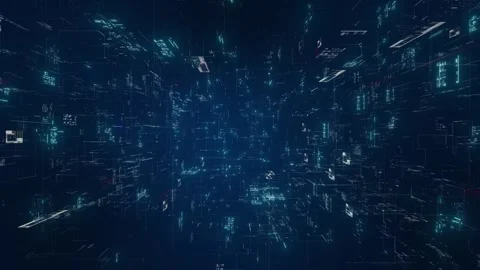 Technology Data background Stock Footage 326970246