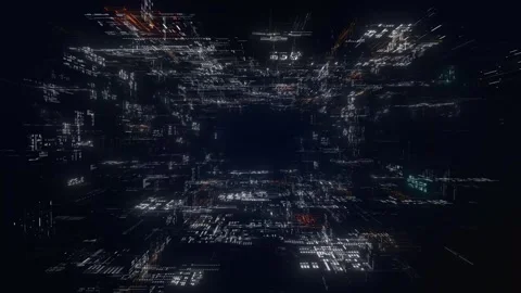Technology Data background Stock Footage 327102051