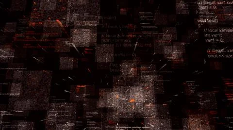 Technology data binary code network conveying connectivity, complexity and data Stock Illustration