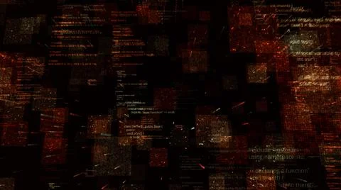 Technology data binary code network conveying connectivity, complexity and data Illustrazione stock