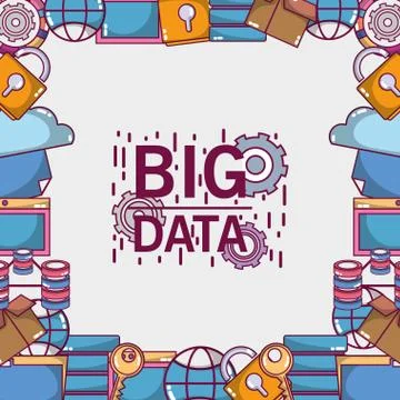 Technology data center server background 스톡 일러스트