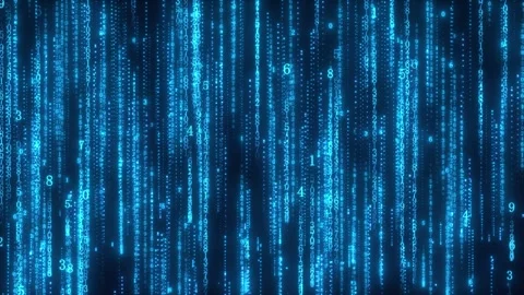 Technology data flow rising background Stock Footage 305013569