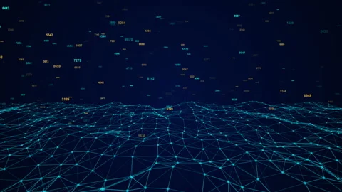 Technology Data Network Connections Video Animated Background Stock Footage 337757468