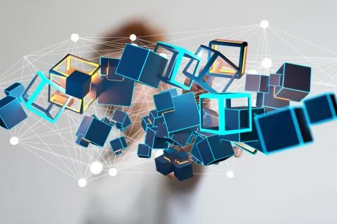 A technology data Fotos de archivo