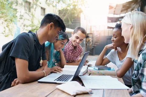Technology definitely helps us with our work Stock Photos