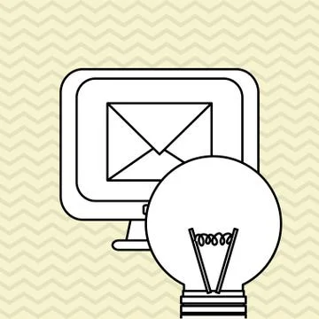 Technology design. computer icon. colorful illustration , vector 스톡 일러스트