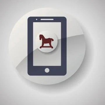 Technology design. security system icon. Isolated illustration , vector Stock Illustration