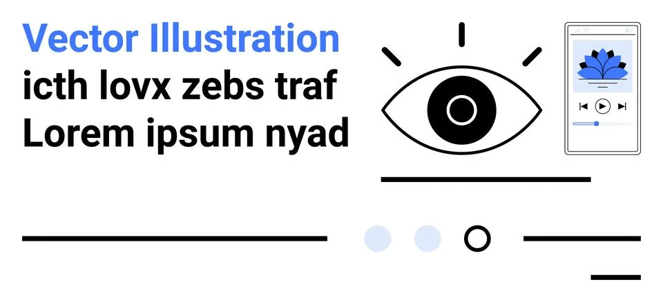 Technology design, smartphone app interface, communication concepts, creativi Illustrazione stock