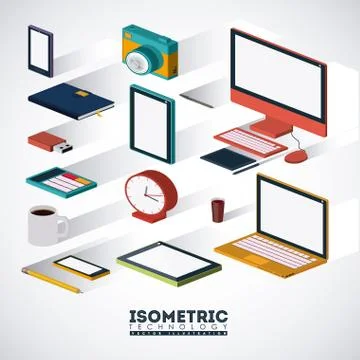 Technology design, vector illustration. 스톡 일러스트