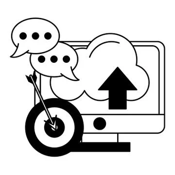 Technology device cartoon Stock Illustration