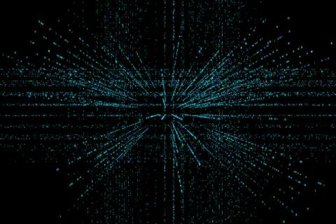 Technology digital array, big data transmission and storage 스톡 일러스트