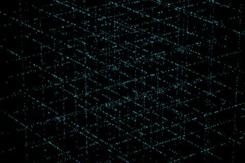 Technology digital array, big data transmission and storage 스톡 일러스트