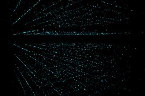 Technology digital array, big data transmission and storage 스톡 일러스트