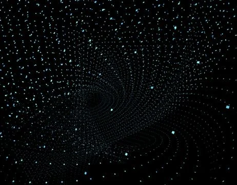 Technology digital array, big data transmission and storage Stock Illustration