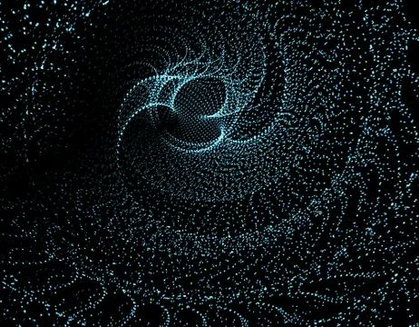 Technology digital array, big data transmission and storage Stockillustratie