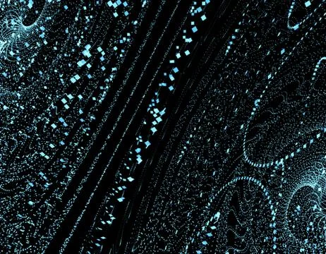 Technology digital array, big data transmission and storage Stock Illustration