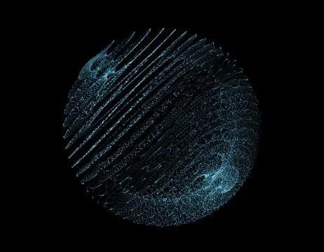 Technology digital array, big data transmission and storage Stock Illustration