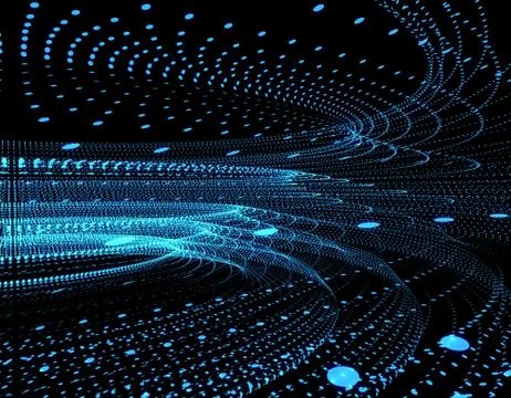 Technology digital array, big data transmission and storage 스톡 일러스트