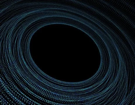 Technology digital array, big data transmission and storage Illustrazione stock