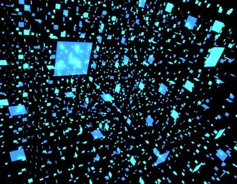 Technology digital array, big data transmission and storage 스톡 일러스트