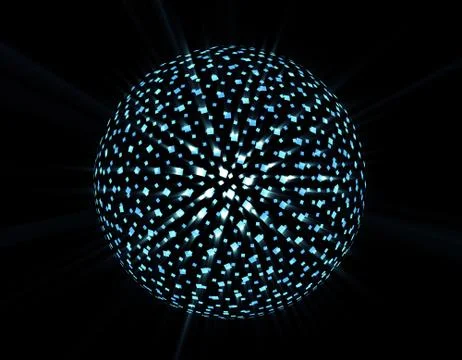 Technology digital array, big data transmission and storage Illustrazione stock