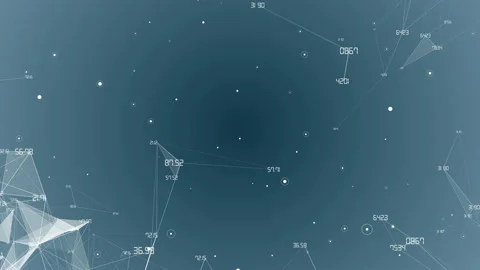 Technology digital background. Scientific statistical data infographics Stock Footage 114216992