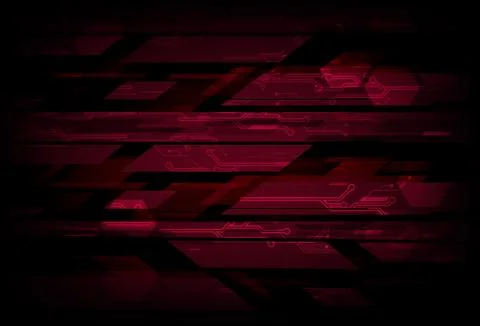 Technology digital circuit futuristic, polygon abstract background illustration Stock Illustration