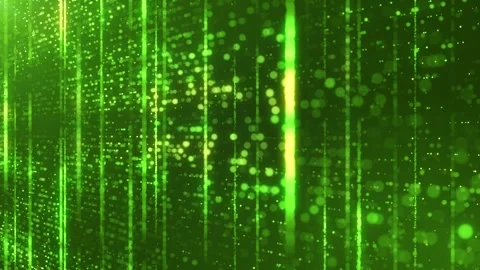 Technology digital connection dots loop background Stock Footage 274414283