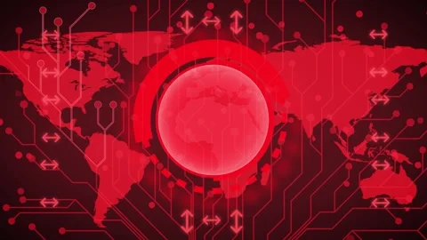 Technology digital cyberspace, HUD infographic technology data analysis, an.. Stock Footage 327757928