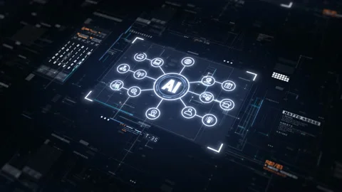 Technology Digital Data Network Abstract Background. Stock Footage 229228918