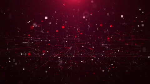 Technology digital data network and blockchain connection Stock Footage 280092357