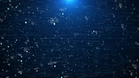 Technology digital data network connection 4K graphic motion background Stock Footage 328970914