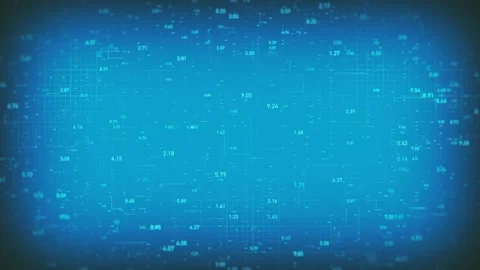 Technology Digital Data Patterns On Screen Background Video stock 338004214