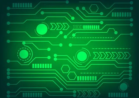 Technology digital line circuit of technology mainboard background vector Stock Illustration
