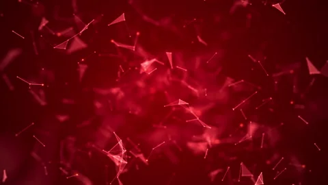 Technology Digital Network Line and Dots Connection. Cyberspace Abstract Stock Footage 153729536