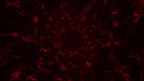 Technology Digital Network Line And Dots Connection Stock Footage 337445235