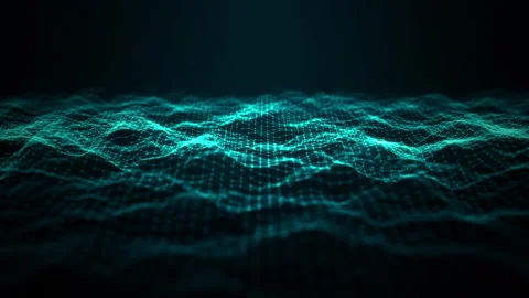 Technology digital network waves cyberspace futuristic, A visual representa.. Stock Footage 277557778