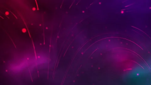 Technology digital particle line wave background. vd 1897 Stock Footage 196582194