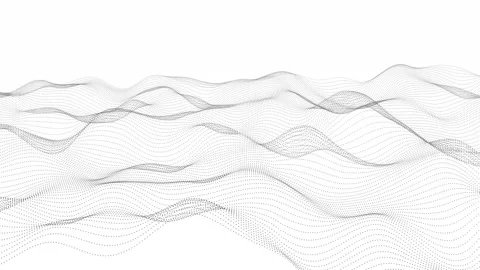 Technology digital particle line wave background. vd 10 Stock Footage 205987689